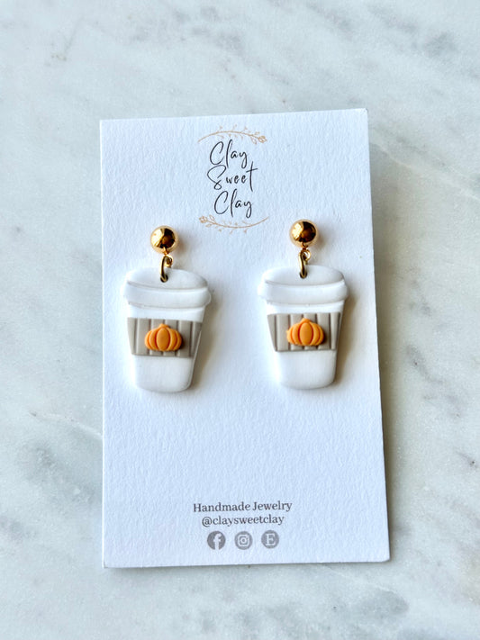 Pumpkin Latte Earrings