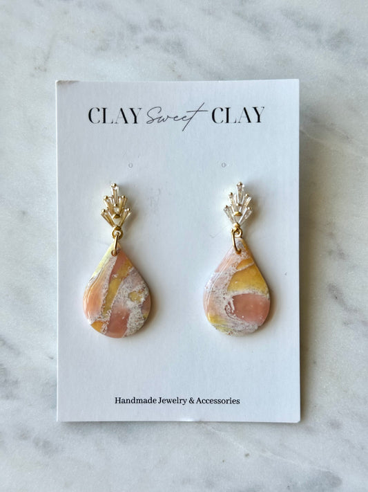 Sunstone Dangles - Teardrop